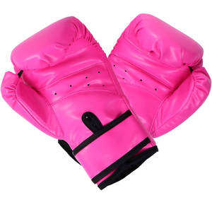 Guantes de Boxeo Rosa Intenso para Niña, con Logotipo Personalizado, para Entrenamiento, Sparring, Fitness, Cardio, Kickboxing, MMA, y para el Saco de Boxeo - Product Image 4