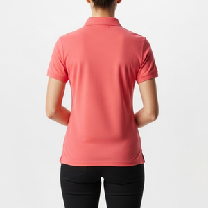 Polo pour femme de qualité supérieure, respirant, écologique, séchage rapide, tissu tricoté doux, vêtement décontracté pour femme - Product Image 6