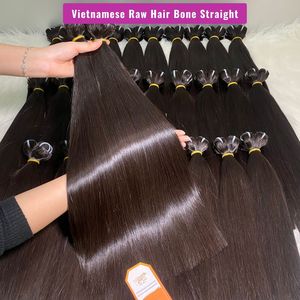 Extensiones de Cabello Natural Negro Liso al por Mayor, Cabello Remy Virgen Vietnamita 100% Natural - Product Image 2