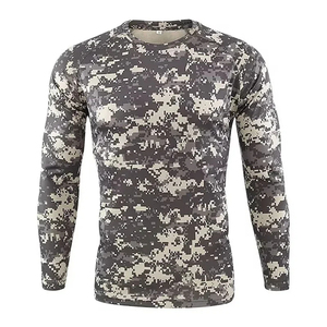Chemises de chasse 100% polyester, chemise personnalisée, couleur personnalisée, fabriquée au Pakistan, t-shirt de chasse pour homme, vêtements de chasse en plein air - Product Image 5