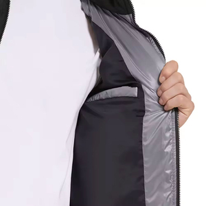 Unisex Thick Canvas Puffer <b>Jacket</b> Stand Patchwork New Fashionable Design <b>Winter</b> Outdoor Use High Street Comfortable Best Quality - Product Image 6