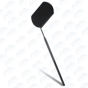 Miroir de Maquillage en Acier Inoxydable avec Effet Grossissant pour l'Inspection des Cils et des Sourcils - Product Image 3