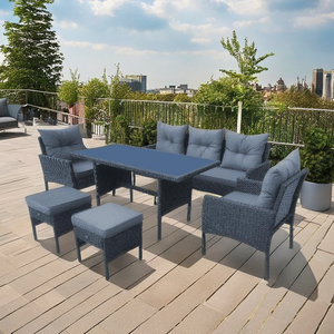 <span class=keywords><strong>Wicker</strong></span> đặt đồ nội thất ngoài trời giải trí ghế Bộ bàn <span class=keywords><strong>wicker</strong></span> đồ nội thất mây vườn - Product Image 2