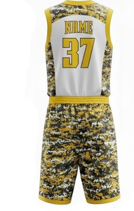 Uniformes de Baloncesto Personalizados Unisex de Nueva Temporada 2026, MOQ Bajo, Conjuntos de Camisetas Impresas, Transpirables, que Absorben la Humedad, Antibacterianos y de Secado Rápido - Product Image 3