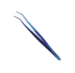 Pinzas Dentales London College de Color Azul, Antideslizantes y Resistentes a la Corrosión, Herramientas de Diagnóstico de Acero Inoxidable para Dentistas - Product Image 2