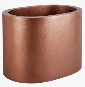 Baignoire en cuivre martelé de qualité supérieure, baignoire traditionnelle autoportante au meilleur prix - Product Image 4
