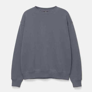 Sweat-shirt à capuche surdimensionné en polaire zippé, manches classiques, couleur unie, décontracté, en coton tricoté, pour l'hiver, coupe unisexe, personnalisable - Product Image 1