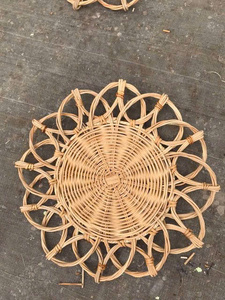 Handcrafted Rattan Charger <b>Plate</b> | Woven Placemat for Thanksgiving & Easter Decor - Product Image 4