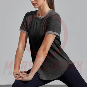 Camisetas de gimnasio de manga corta para mujer al mejor precio, proveedor directo de fábrica, ropa de calle, camiseta de gimnasio elegante para mujer adulta - Product Image 6