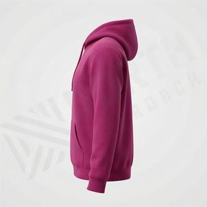 Sudadera con capucha gruesa y cálida para hombre, de otoño, bordada, oversize, de algodón pesado con forro polar, estampado personalizado, venta al por mayor, ropa urbana premium a granel - Product Image 3