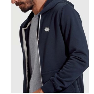 Sweat à capuche zippé oversize vintage pour homme, streetwear de haute qualité 500 g/m², effet délavé soleil, impression sérigraphique personnalisée, impression en relief - Product Image 6
