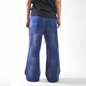 Pantalones Deportivos de Invierno para Hombre, Corte Regular, 100% Algodón, Personalizados |   Pantalones Deportivos de Pierna Recta con Cordón Ajustable |   Pantalones Casuales Transpirables |   OEM - Product Image 4