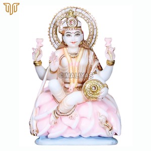 Marble Lakshmi Statue Exporter | Handcrafted Goddess Lakshmi Murti from MALIYAS Jaipur, India - Product Image 3