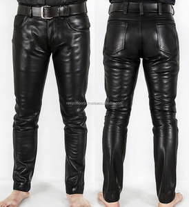 Pantalones Tácticos Unisex Personalizados de Cuero PU – Pantalones de Estilo Cargo de Cintura Alta de Cuero Sintético – Proveedor Mayorista de Marca Privada - Product Image 3