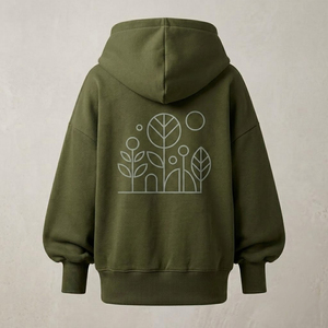 Hoodie d'hiver personnalisé avec logo, tissu polaire, pull-over homme, séchage rapide, respirant, uni, streetwear décontracté homme & femme - Product Image 3
