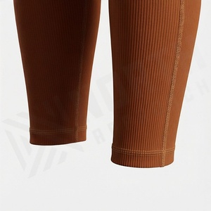Conjunto de Yoga para Mujer de Marca Privada, Dos Piezas, Deportivo, a la Moda, Cintura Elástica, Ropa de Gimnasio Personalizada, Trajes de Entrenamiento - Product Image 6