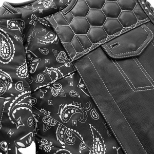 เสื้อกั๊กรถจักรยานยนต์หนังแท้ระบายอากาศได้ดีบางยาวระบายอากาศได้ดีกันน้ำสไตล์ล่าสุดดีไซน์ไม่เหมือนใคร2026 - Product Image 5