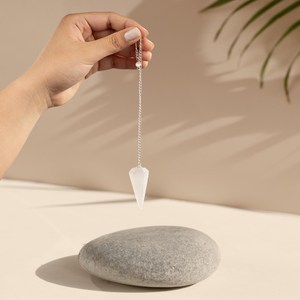 Péndulo de Selenita Blanca Natural Tallada, Gema para Radiestesia, Amuleto de Feng Shui, Amor de Hadas, Reiki, Meditación de Chakras, Venta al por Mayor - Product Image 6