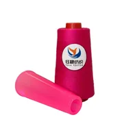 Hilo de Coser 100% Poliéster Hilado 40/2 42/2 para Overlock, Puntada de Cadena, Punto de Cruz, Bordado, Colores Personalizados, Suministro de Fábrica