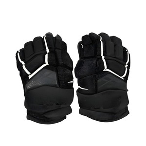 Gants de sport d'extérieur à doigts entiers en polyester avec fermeture auto-agrippante unisexe noir toutes saisons antidérapants 2027 - Product Image 2