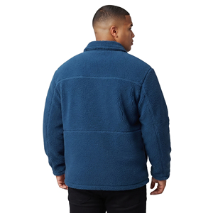 Autumn Winter Men Polar Fleece Jacket Men Thickened Warm Outerwear Turn Down Collar Polar Fleece <b>Coats</b> Men's - Product Image 4