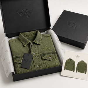 Veste en jean pour homme, vêtement de style premium, confectionnée en denim durable, coupe confortable et classique. - Product Image 6