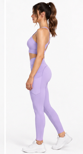 Women Yoga Sports Bra Stretch Fitness Gym Running Training Crop <b>Top</b> Breathable Seamless Design Logo <b>Low</b> MOQ Supportive - Product Image 5