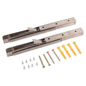 Soportes Plegables de Acero Inoxidable de Alta Resistencia de 12 Pulgadas para Montaje en Pared, para Mesa de Trabajo, Ahorro de Espacio, Bricolaje - Product Image 2