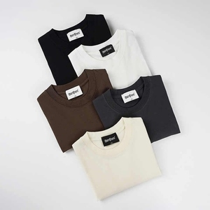 Camiseta de Alta Calidad de 260 g/m², Impresión Personalizada, 100% Algodón, Ropa Blanca para Hombre, Muestra Gratis, Corte Holgado, en Oferta - Product Image 3