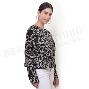 Vestido de fiesta de mujer bordado a mano a la moda para ropa de fiesta, ropa de noche diseños personalizados logotipo bordado al por mayor - Product Image 4