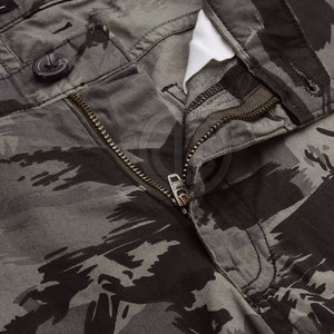 Pantalones Cargo Casuales Ligeros de Alta Calidad para Hombre, Corte Recto, Cintura Media, Cierre de Botones, Color Sólido, 100% Algodón - Product Image 4