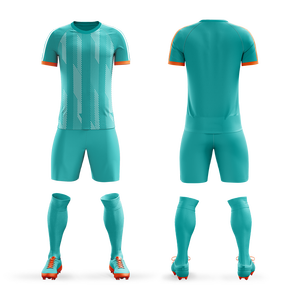 Maillot de football personnalisé pour homme, manches courtes, 100 % polyester respirant, sublimation, tenue d'équipe toutes saisons, taille adulte - Product Image 5