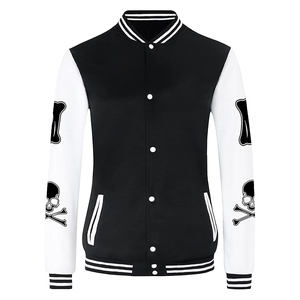 Customized Casual Winter Varsity <b>Jacket</b> for Unisex Button up Long Sleeve Stand Collar Slim Fit Fashion Men'<b>s</b> Wool - Product Image 3