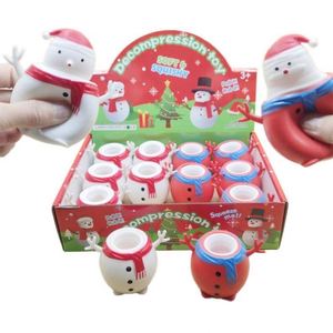 Mini Christmas Popper Fidget Toy Decompression Cup Unisex Stress <b>Squeeze</b> <b>Ball</b> PU Fun for 14 Years & up - Product Image 1
