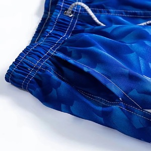 Pantalones Cortos Deportivos Casuales de Verano para Hombre, Diseño Nuevo, Sublimados, 100% Poliéster, Transpirables, Impermeables, Cintura Alta con Cordón Ajustable, Color Sólido - Product Image 4