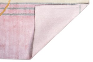 Tapis persan de luxe à poils moyens, fait main en laine et soie, pour salon, chambre et hôtel - Product Image 4