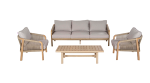 Juego de sofá de madera para exteriores de lujo con tejido de cuerda y cojines del fabricante de Vietnam - Product Image 5