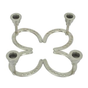 Horse <b>Shoe</b> Style Candle Stand For Candlestick <b>Holder</b> Metal Crafts Decorative Candle <b>Holder</b> Table Centerpiece Items Home Decor - Product Image 5
