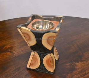 2025 Top moyen-orient Ramadan cadeau Mobkhar bois Bakhoor brûleur d'encens ensemble parfum maison bureau décor aromathérapie diffuseur chaud - Product Image 1