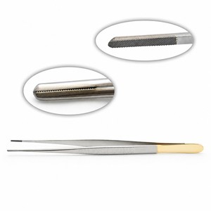 Pinzas Coronarias Vital REUL con Insertos de Carburo de Tungsteno, Longitud Total 7-3/4in (19.6cm) o 8-1/4in (21cm) ZETOMEDPRO - Product Image 1
