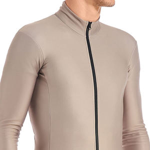 Maillot de cyclisme pour homme à manches longues, col montant, léger, respirant, écologique, avec impression de logo personnalisé pour équipe de cyclisme - Product Image 6