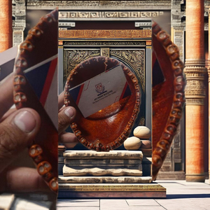 Cuenco Kapala con Mini Calavera y Borde Intrincado de Filigrana, para Meditación Hindú Tantrica Nepalí y Rituales Religiosos Sagrados, Último Modelo - Product Image 1