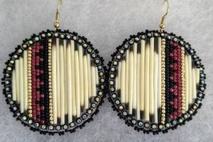 Pendientes de Cuentas para Mujer, Regalo de Recuerdo, Pendientes Boho Hechos a Mano en India, a Precio Económico - Product Image 3