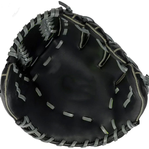 Professional Leather Baseball Glove H-Web Right-Handed Outfield Full Finger Non-Slip Hook And Loop Closure Adult Size - Product Image 3