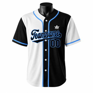 Maillot de baseball personnalisé SPARKWELL imprimé par sublimation, manches courtes, en maille, avec nom et numéro d'équipe, en polyester anti-humidité, sangle en T - Product Image 3