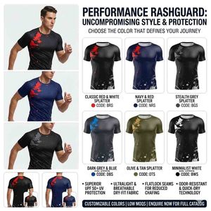 Factory Direct Basic Style Long Sleeve Workout Fitness Sports <b>Compression</b> <b>Shirt</b> Full Sublimation BJJ MMA Rashguard for Spring - Product Image 4
