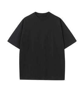 เสื้อยืดผู้ชายทรงโอเวอร์ไซส์ ผ้าฝ้ายเรียบ คอกลม แขนสั้น สีพื้น ลำลอง ผ้าเจอร์ซีย์ถัก ทรงพอดีตัว ความยาวปกติ สีเขียว - Product Image 2