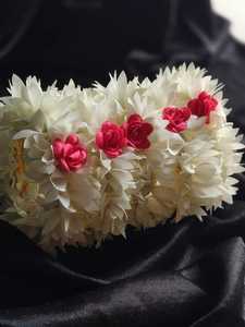 ผ้าที่เป็นมิตรต่อสิ่งแวดล้อมพร้อมดอกกุหลาบผ้าซาตินสำหรับเจ้าสาวในงานแต่งงาน ฮัลดี โดลกี เครื่องประดับสำหรับเด็กผู้หญิงในงานเทศกาล และของชำร่วยงานแต่งงานมุสลิม - Product Image 6