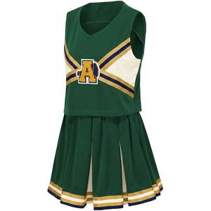 Uniformes de danse et de cheerleading personnalisés pour adultes, en polyester et élasthanne, entièrement imprimés par sublimation, respirants et au design gratuit. - Product Image 1