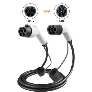 Cable de Extensión para Carga de Vehículos Eléctricos ST E252, Tipo 2 a GBT, 32 Amp, 22KW, Clasificación IP54, Carga Rápida, Revestimiento de TPU Duradero, Alta Calidad - Product Image 4